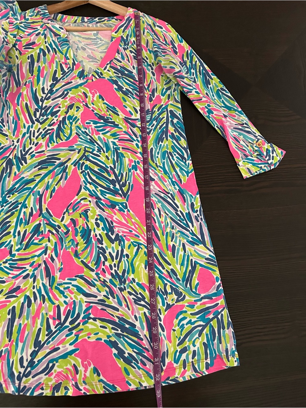 LILLY PULITZER 3/4 SLEEVE DRESS SIZE SMALL - Picture 7 of 7